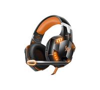 VersionTECH. Casque Gaming Filaire pour PC avec Microphone Anti-Bruit, Contrôleur de Volume, Son Surround, Les Lumières LED Compatible avec PSAbox