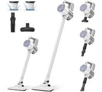 VersLife Aspirateur Balai sans Fil S6PRO, Aspirateur sans Fil Puissant 30Kpa avec 30 Min d'Autonomie, 4 en 1 Aspirateur Balai sans Sac pour Les Poils d’Animaux, Tapis, Sols (S6PRO)