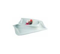 VERSO 922228 ASSIETTE RECTANGULAIRE 2 PIECES 23 ET 33 CM LA MUSICA