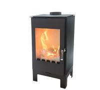 Verso Ina L : poêle à bois puissant de 7,5 kW pour un chauffage efficace, robuste et élégant