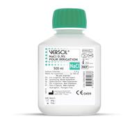 Versol Nacl 0.9% Sérum Phy irrigation 500 ml Bouteille Plastique