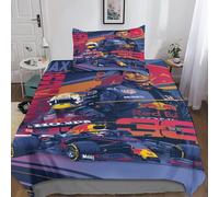 Verstappen Ensembles De Housse De Couette D Pour Chambre D'adolescent Avec Fermeture ¿¿Clair + Taies D'oreiller Formula Pi¿¿Ces Confortable Et Hypoall