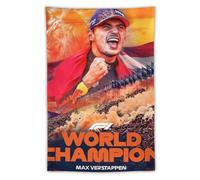 Verstappen-Max Affiche de pilote de Formule 1 (2) Décoration murale Décoration murale Décoration d'intérieur 101,6 x 152,4 cm