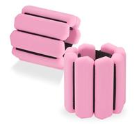 Verstellbare Gewichtsmanschetten Set 2 Stück, Verstellbare Handgelenkgewichte, Wrist Weights, Knöchel- und Handgelenkgewichte für Fitness Pilates Yoga Aerobic und Joggen (Jeweils 0,5 kg / 1 kg)