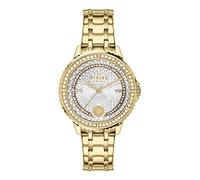 Versus Versace Montorgueil Collection Montre de luxe pour femme avec bracelet doré et cadran argenté, doré, OS, Versus Versace | Montorgueil