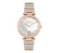 Versus VSP1G0821 Montre analogique à Quartz pour Femme avec Bracelet en Acier Inoxydable, Gris Argent, Mode