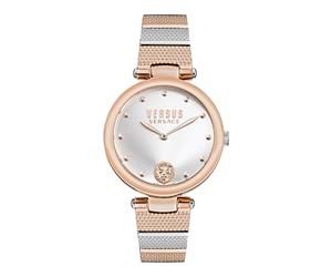 Versus VSP1G0821 Montre analogique à Quartz pour Femme avec Bracelet en Acier Inoxydable, Gris Argent, Mode