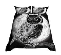 VersusModa BED0054P Parure housse de couette hibou Owls Duvet Housse de couette - Multicolore - Lot de 3 pièces 200 x 200 x 200)