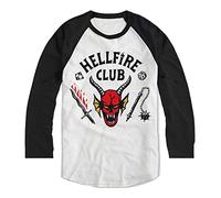 VersusModa Simil Eddie Costume Perruque T-shirt Carnaval Cosplay Stranger Wig Jeans Things EDDIST01 (T-shirt à manches longues uniquement)