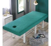 Vert,60x180cm/1.9x5.9ft,Réutilisables Couvre-Lit De Massage Avec Trou Pour Le Visage,Housse De Drap De Lit De Massage Lavable Pour Housse De Canapé De Massage De Beauté