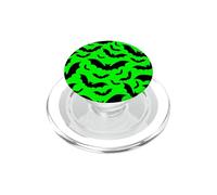 Vert Acide Halloween Vampire Chauve-Souris Gothique Effrayant Macabre Horreur PopSockets PopGrip pour MagSafe