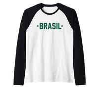 Vert Brasil Varsity Athletic Manche Raglan