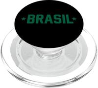 Vert Brasil Varsity Athletic PopSockets PopGrip pour MagSafe