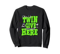 Vert Chin Up Twin Green Graphic Sweatshirt