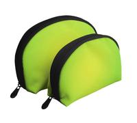 Vert Citron, Trousse de Maquillage Coquille Femme Petit Porte-Monnaie Trousse de Toilette Trousse à cosmétiques 2 pièces