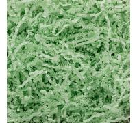 Vert clair Matériau de remplissage en papier 1kg - matériau d'emballage biodégradable, idéal comme remplissage décoratif pour les boîtes et les paniers cadeaux