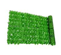 Vert Clôture Artificielle Plastique Ambiance Noël en Plantes Vertes | Clôture Végétale Simulée, Feuilles Réalistes, Faible Entretien, Écran Privé, Jardin et Événement, Décor Mural
