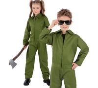 Vert Combinaison Costume Déguisement Enfants Ensembles Halloween