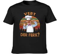 Vert Der Ferk ? Swedish Chef Show Men's T Shirt Unisex Tee Clothing Black XL