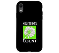 Vert Don't Count The Days Green Graphic Coque pour iPhone XR