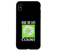 Vert Don't Count The Days Green Graphic Coque pour iPhone XS Max