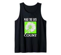 Vert Don't Count The Days Green Graphic Débardeur