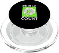 Vert Don't Count The Days Green Graphic PopSockets PopGrip pour MagSafe