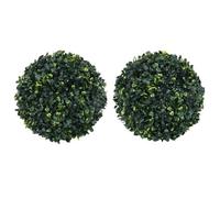 (Vert)Fleur/plante artificielle - Magnifique Boules de buis artificielles 2 pcs 45 cm 34141