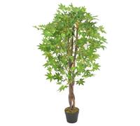 (Vert)Fleur/plante artificielle - Magnifique Plante artificielle d'érable avec pot Vert 120 cm 11912
