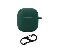 (Vert foncé) Compatible avec les écouteurs sans fil 1MORE Q10. étui de protection en silicone anti-rayures.