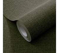 Vert Forêt Lin Sérénité Vinyle Peint Erismann 1051036 Élégant Décor Maison