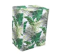 Vert Housse de Machine à Laver Étanche, Fermeture Éclair | Oxford et Polyester, Nettoyage Facile, Protège le Tambour, Prolonge la Durée de Vie, pour Lave-linge