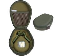 Vert Housse De Voyage Compatible Avec Aftershokz Trekz Air Sport Bluetooth Bone Conduction Ecouteurs Conduction Osseuse Casque Bloothooth Sans Fil (As650)