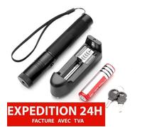Vert Laser 303 5 mW Stylo Pointeur Laser Pointeur Stylo lumière laser Puissant avec 4000 mAH 18650 Batterie + Chargeur de