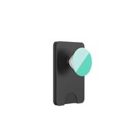 Vert Menthe Diagonale géométrique Moderne Bloc de Couleur PopSockets PopWallet pour MagSafe