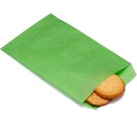Vert Menthe Plat Grand Papier Sulfurisé Sacs 5"" X 7"" (13 X 17,8cm) Paquet De 100-Bannière Friandises Bonbons Invitation Cadeau De Fête