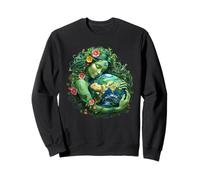 Vert Mère Nature Terre Jour Terre Mère Femme Fille Sweatshirt