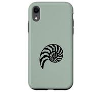 Vert Minimaliste Mer Coquillage Océan Mignon Créature Mer Plage Coque pour iPhone XR