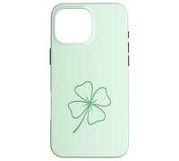 Vert - Motif trèfle pour la Saint-Patrick Coque pour iPhone 16 Pro Max