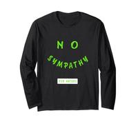 Vert No Sympathy for Haters Green Graphic Manche Longue