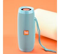 vert - parleur Portable TG157, compatible Bluetooth, colonne, Radio FM, basse, stéréo, étanche, avec lumières LED, Microphone Audio