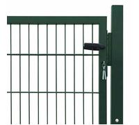 Vert Portillon balcon - SARAZYJ - Portail de clôture - 2D (simple) vert 100x80cm Hot69402145