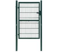 (Vert) Portillon Grillage Contemporain - 2D (simple) Vert 106x170 cm 461000
