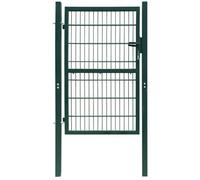 (Vert) Portillon Grillage Contemporain - 2D (simple) Vert 106x190 cm 633622