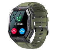 (Vert) Pour Android avec bracelets de sport de fréquence cardiaque IP68 étanche Fitness Tracker Smart
