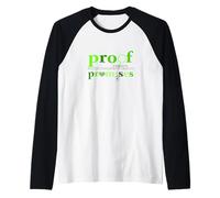Vert Preuve de Couleur sur Les promesses Vert Graphique Manche Raglan