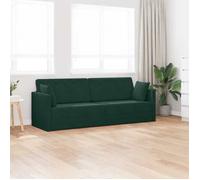 Vert SOFA Convertible - PHSH - Canapé-lit - au sol - 200cm Vert foncé Velours C968