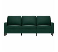 Vert SOFA - PHSH - Canapé avec 3 places - contemporain - Vert foncé 180 cm Velours C1591