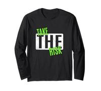 Vert Take The Risk Green Graphic Manche Longue