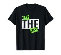Vert Take The Risk Green Graphic T-Shirt